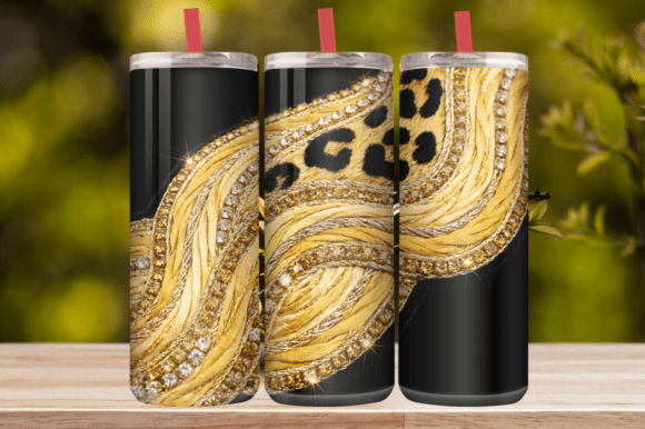 Black Gold Wild Glam Tumbler Wrap: A Designer's Review