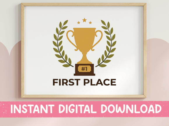 First Place Trophy SVG: A Designer's Review for Embroidery