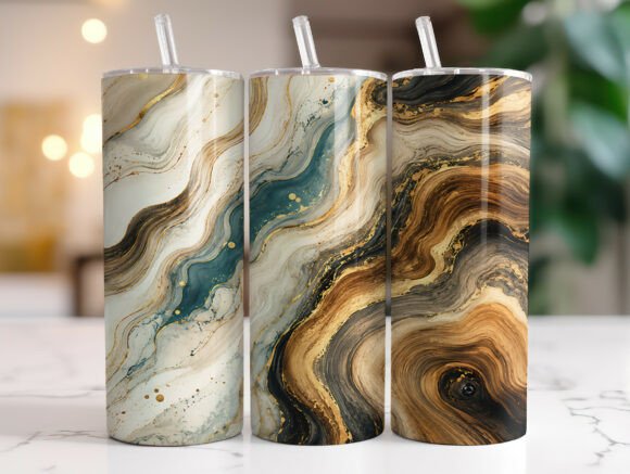 Gold Marble Agate Tumbler Wrap: A Designer's Review