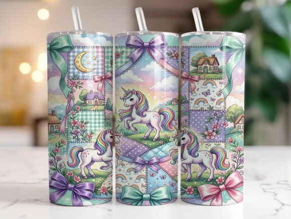 Pastel Patchwork Unicorn Tumbler Wrap: A Designer's Review