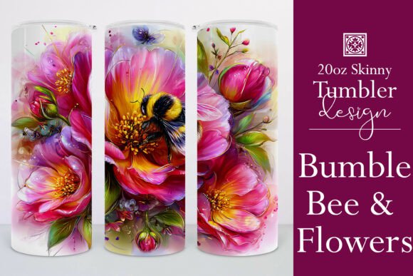Pretty Flowers and Bee Tumbler Wrap, W22 Review
