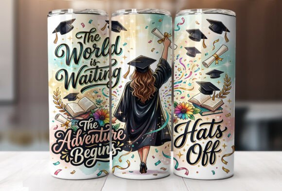 Review: 2026 Graduation Tumbler Wrap Design for Embroidery