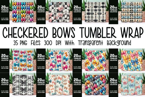 Review: Checkered Bows Tumbler Wrap Bundle for Crafters