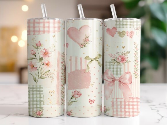 Review: Coquette Bow Floral 20 Oz Tumbler Wrap for Embroidery