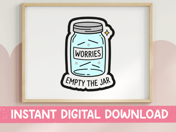 Review: Empty the Jar Worries Mason SVG for Embroidery