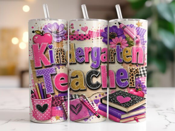 Review: Kindergarten Teacher 20oz Tumbler Wrap for Crafters