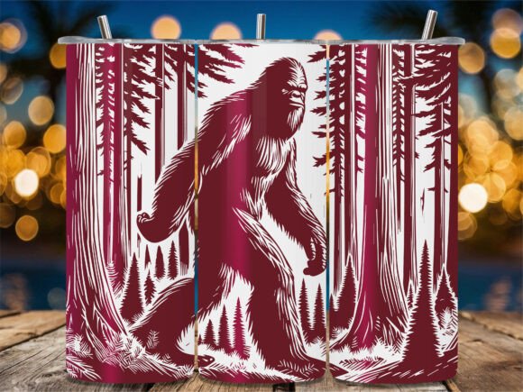 Sasquatch Forest Trees Tumbler: A Designer's Review