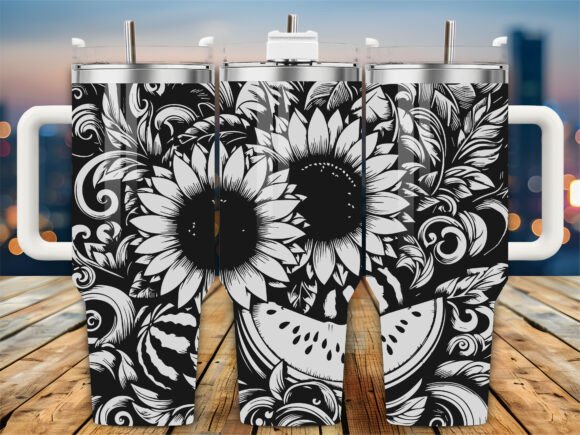 Sunflower Watermelon 40oz Tumbler: A Designer's Review